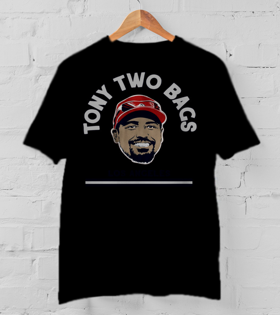 Tony Two Bags Los Angeles Baseball Player T-Shirt
