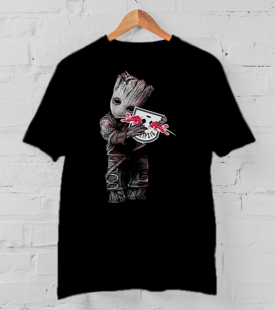 Baby Groot Embracing RB Leipzig T-Shirt