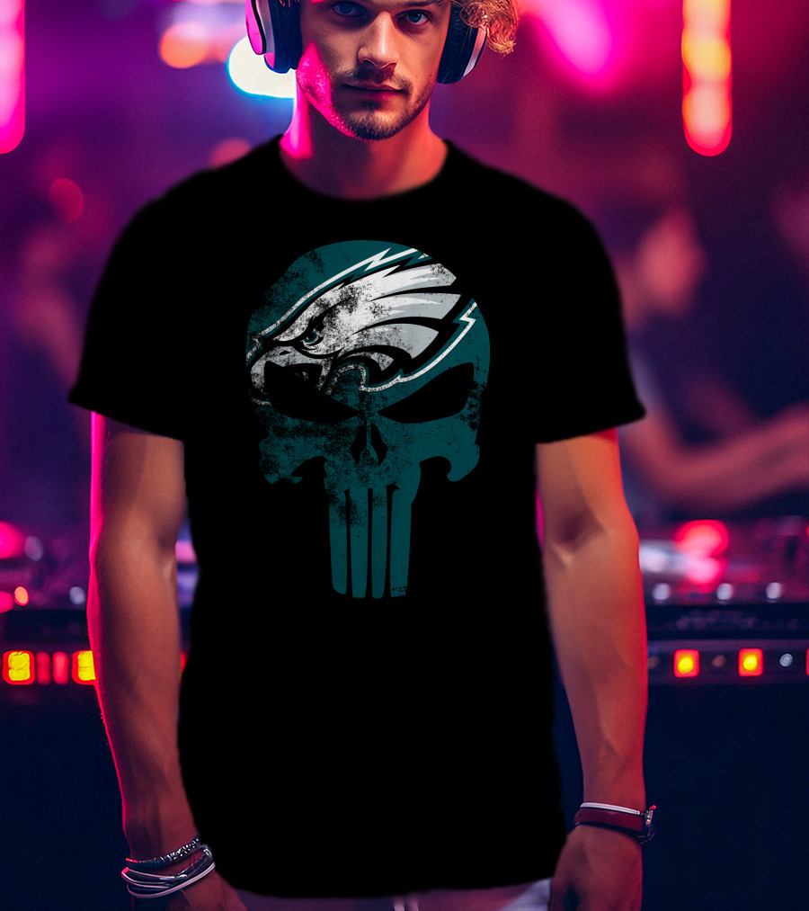 Eagles Skull Punisher T-Shirt