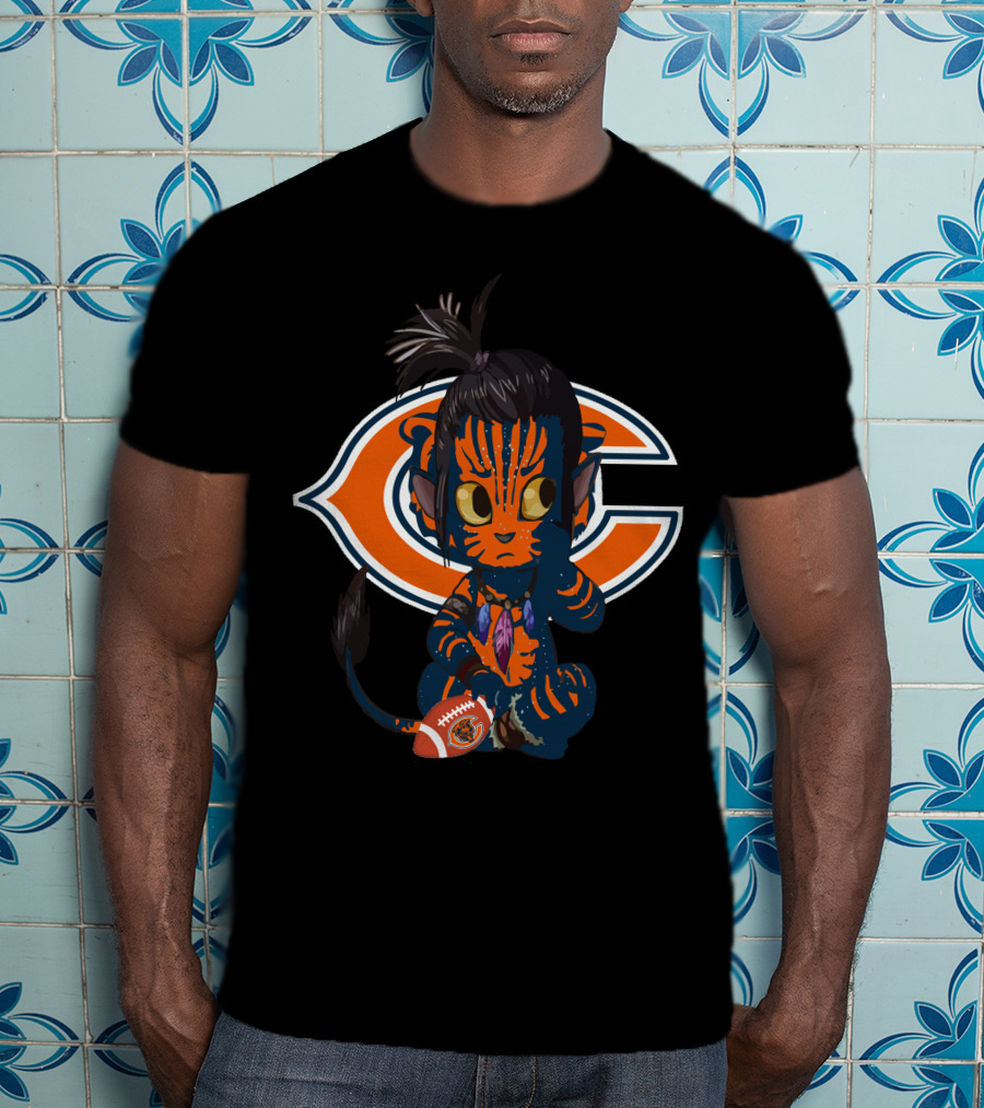 Chicago Bears Na'vi Character Football Avatar Bears T-Shirt