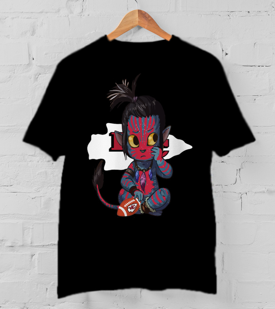 AVATAR CHIEFS Kansas City Football Logo Hybrid T-Shirt