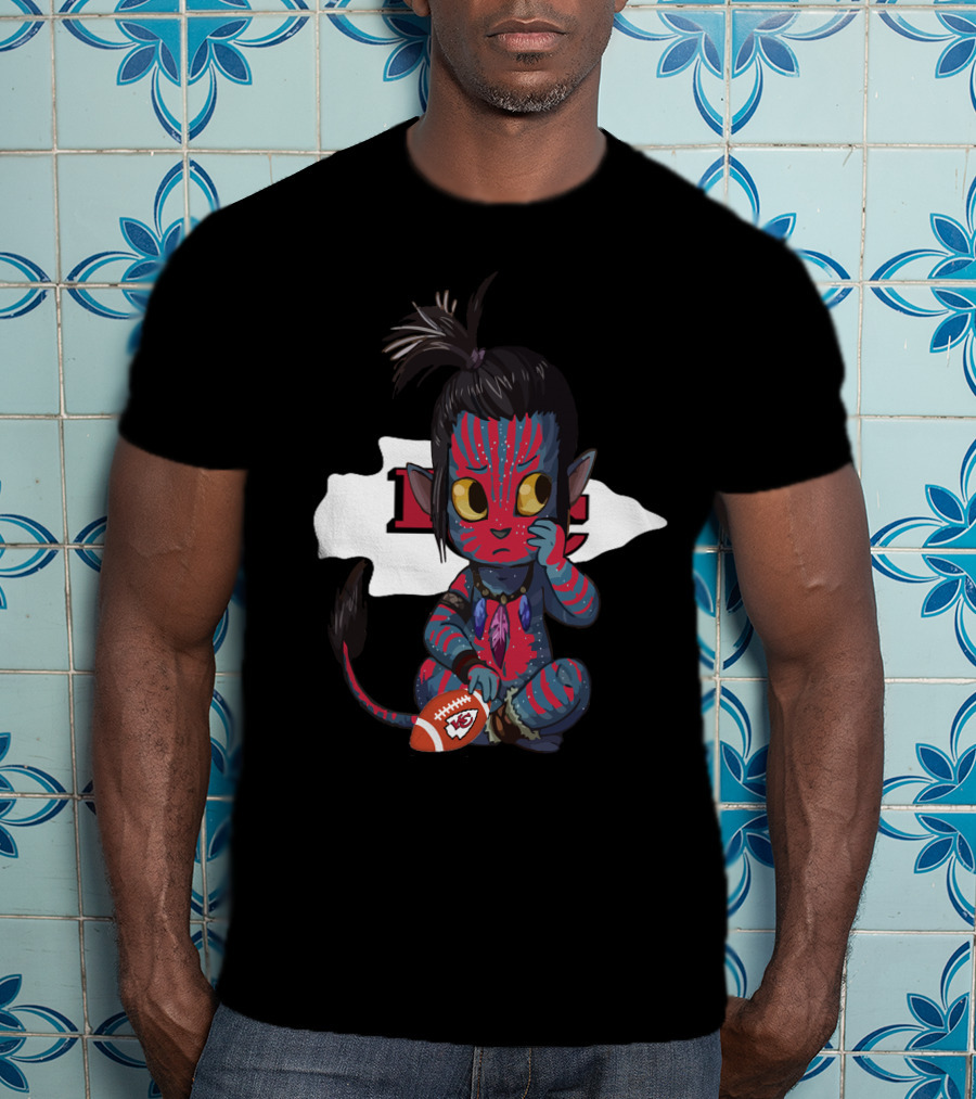 AVATAR CHIEFS Kansas City Football Logo Hybrid T-Shirt