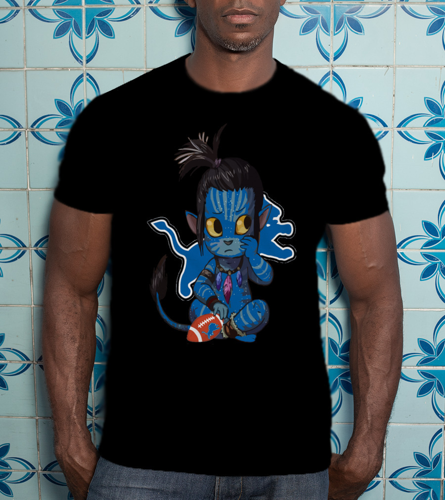 Avatar Lions Football Kid Fantasy Mashup T-Shirt