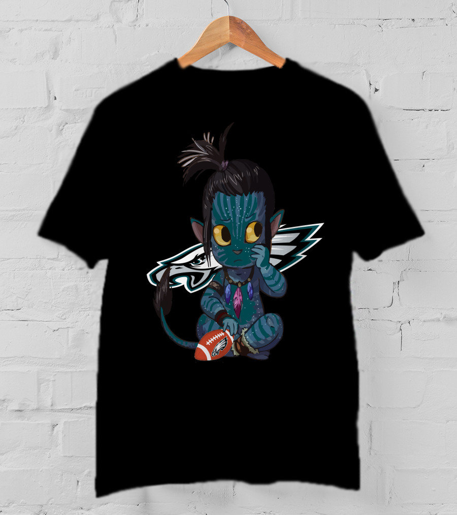 Philadelphia Eagles Avatar Na'vi Crossover Football Fan T-Shirt
