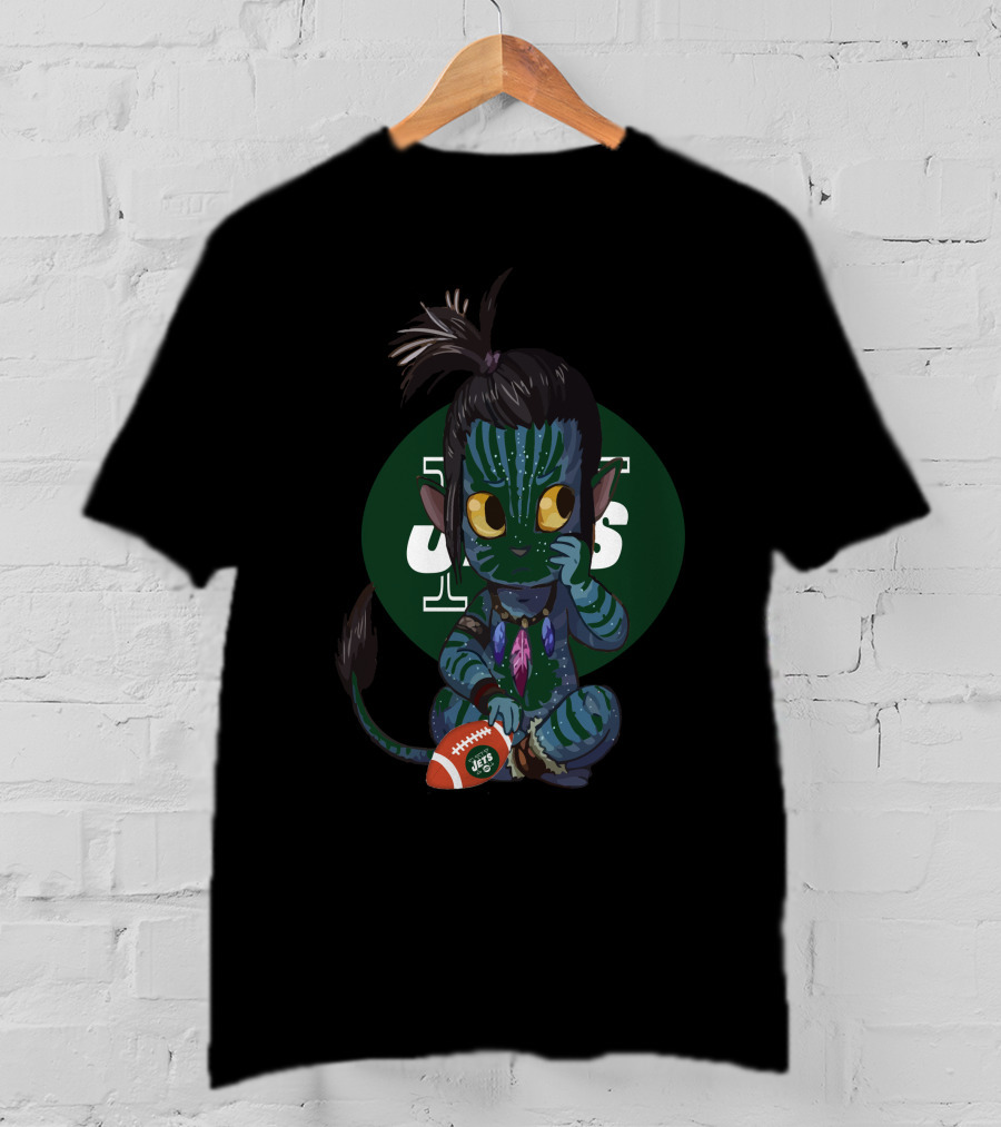 Avatar Jets Chibi Figure Holding Football T-Shirt