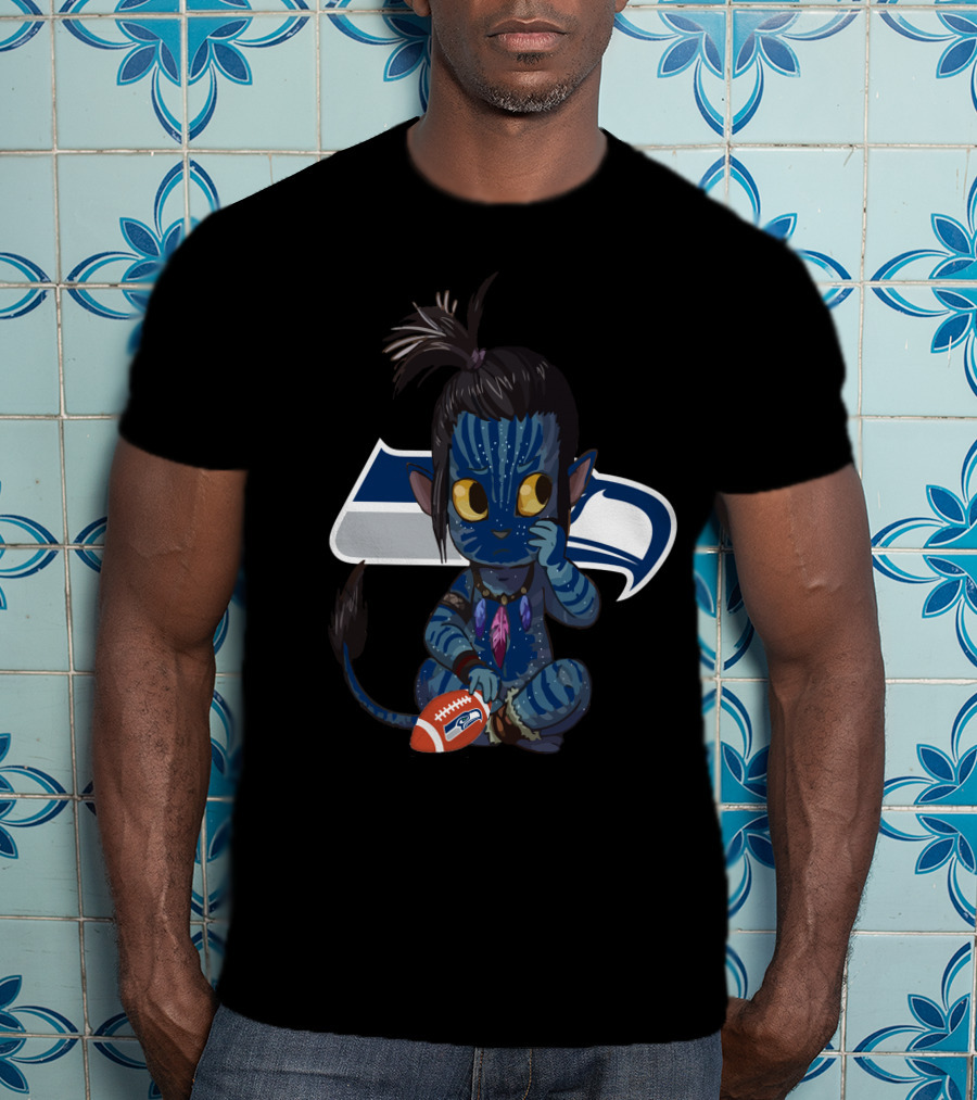 Avatar Seahawks Football Crossover T-Shirt