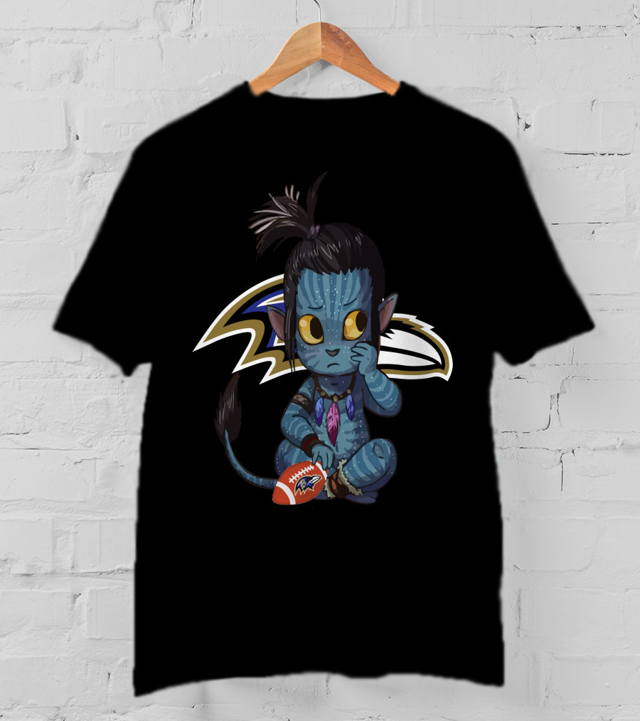 Avatar Ravens Football Character T-Shirt
