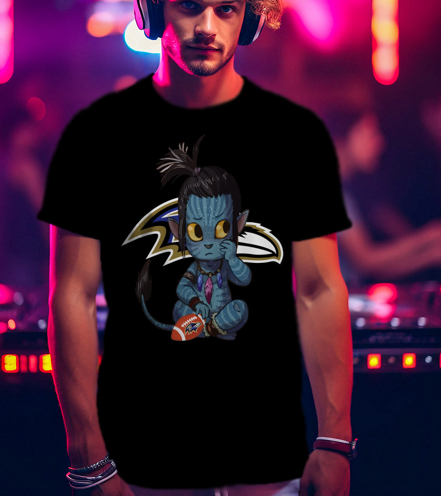 Avatar Ravens Football Character T-Shirt