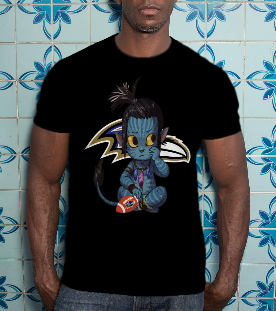 Avatar Ravens Football Character T-Shirt