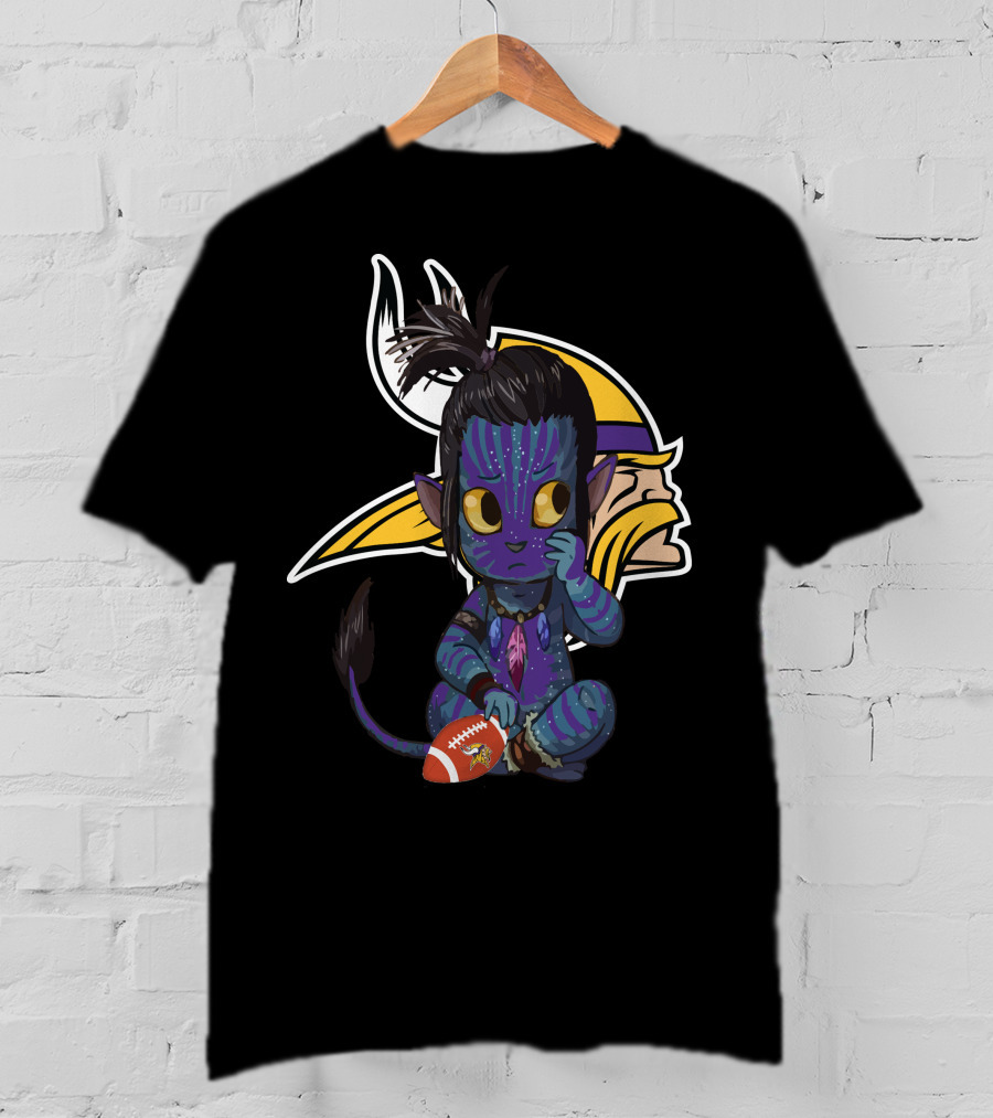 Avatar Vikings NFL Football Fusion T-Shirt