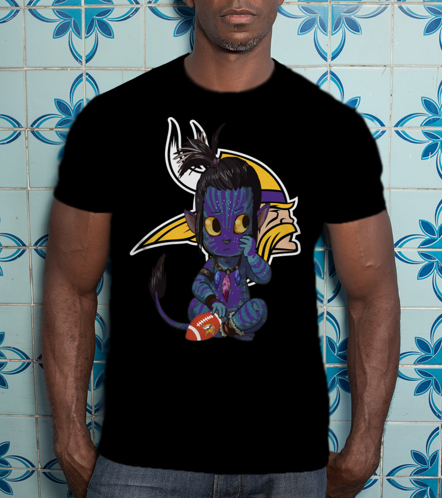 Avatar Vikings NFL Football Fusion T-Shirt