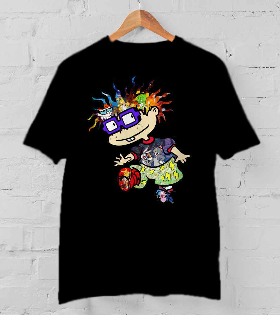 Rugrats Chuckie Galaxy Characters Fusion T-Shirt