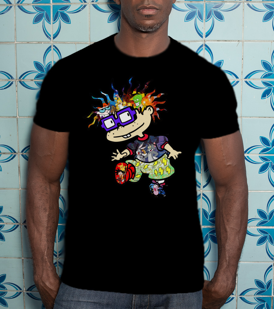 Rugrats Chuckie Galaxy Characters Fusion T-Shirt
