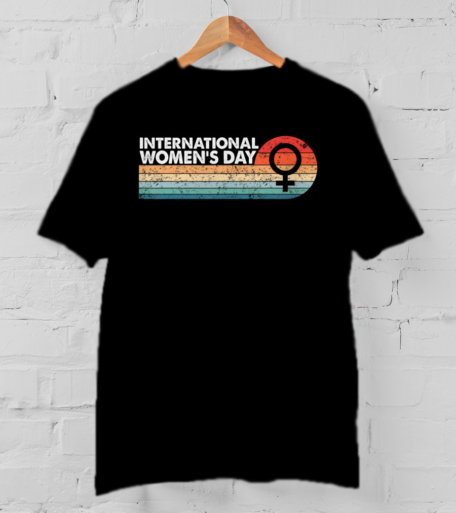 International Women's Day Retro T-Shirt
