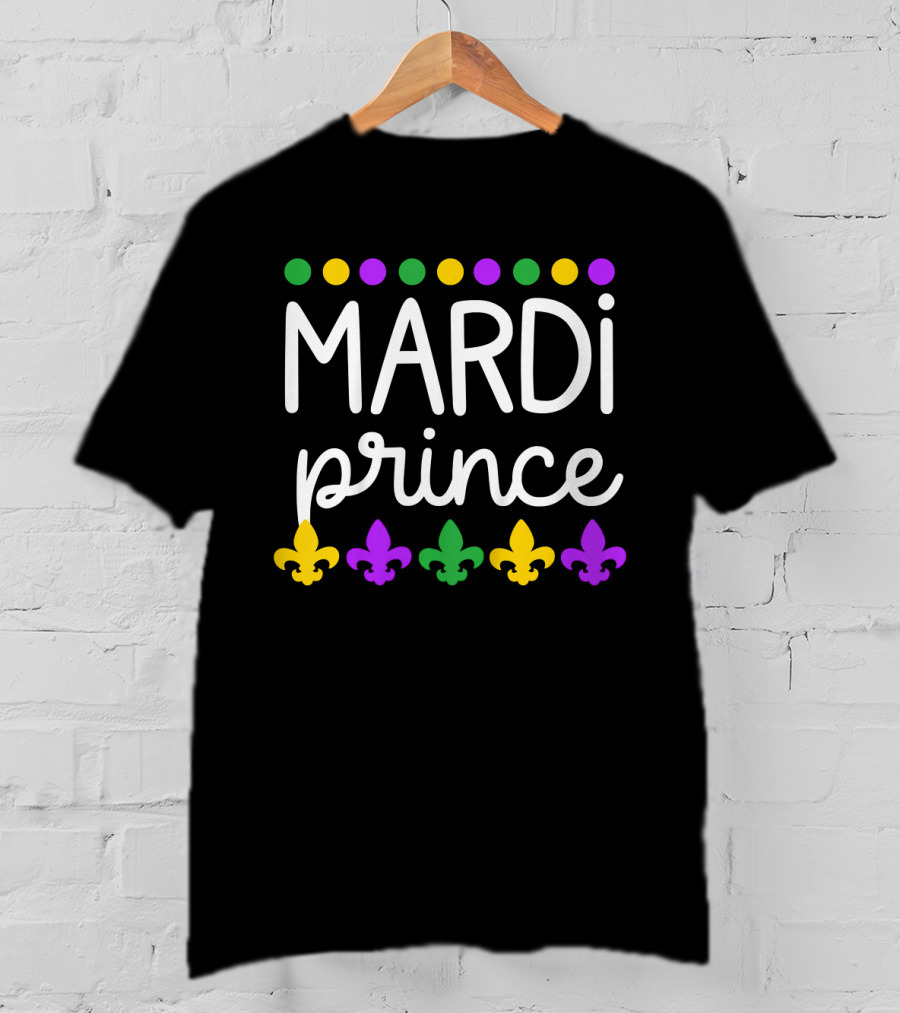 Mardi Prince Kids Family Matching Set Gag For Baby Fleur-de-Lis T-Shirt