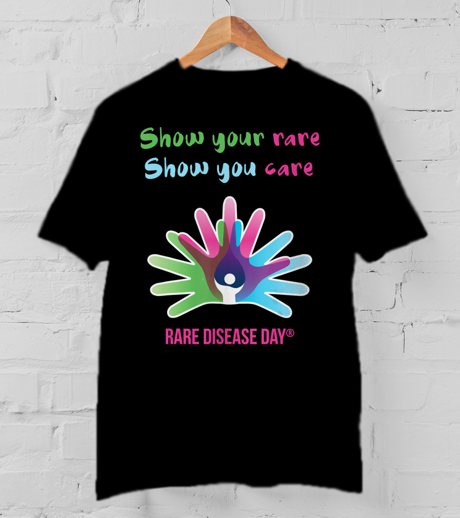Show Your Rare Show You Care Rare Disease Day Awareness T-Shirt