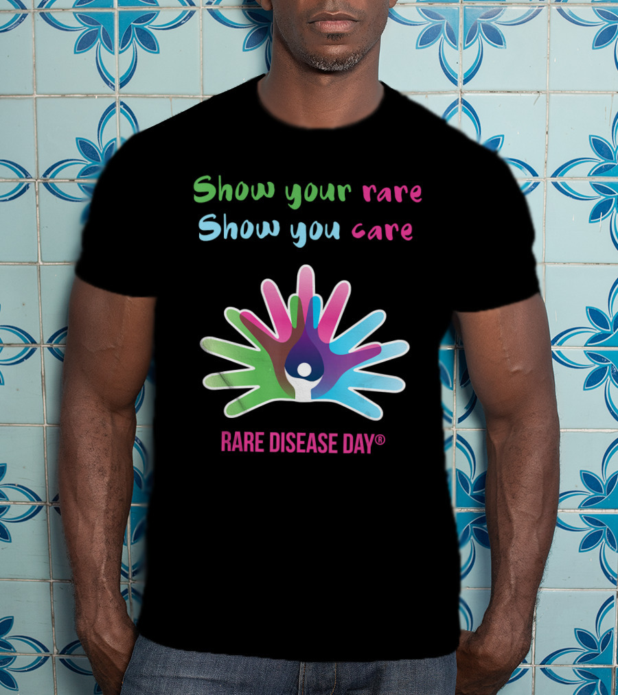 Show Your Rare Show You Care Rare Disease Day Awareness T-Shirt