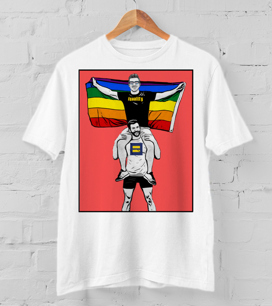 Equality Pride Flag Human Rights Campaign T-Shirt