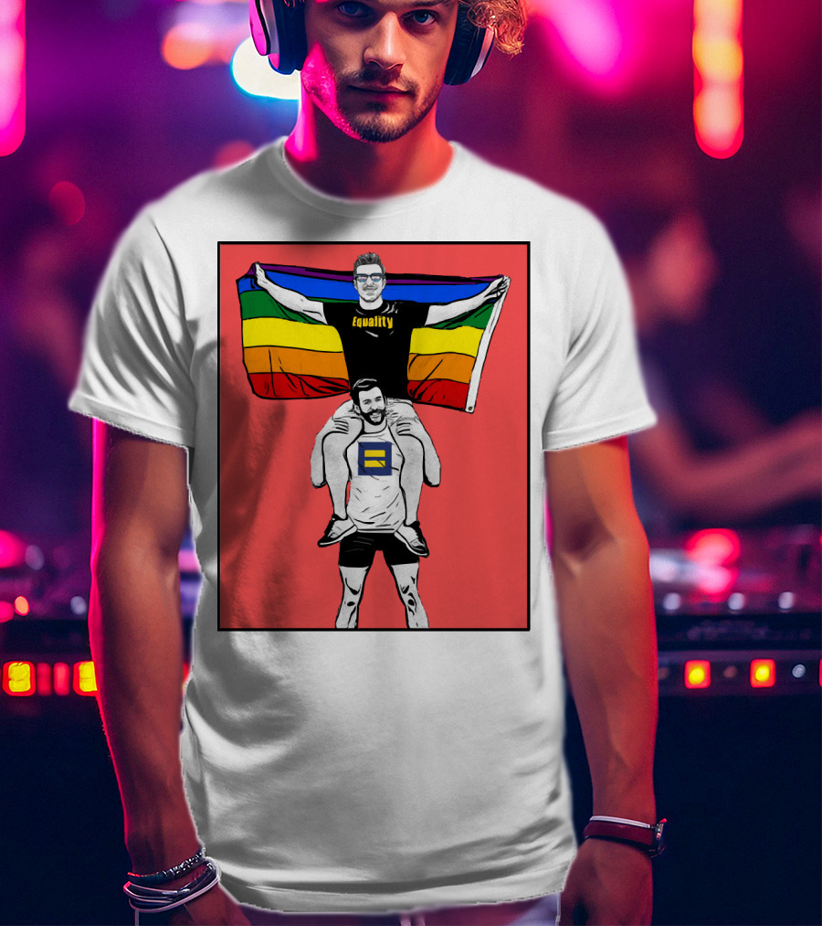 Equality Pride Flag Human Rights Campaign T-Shirt