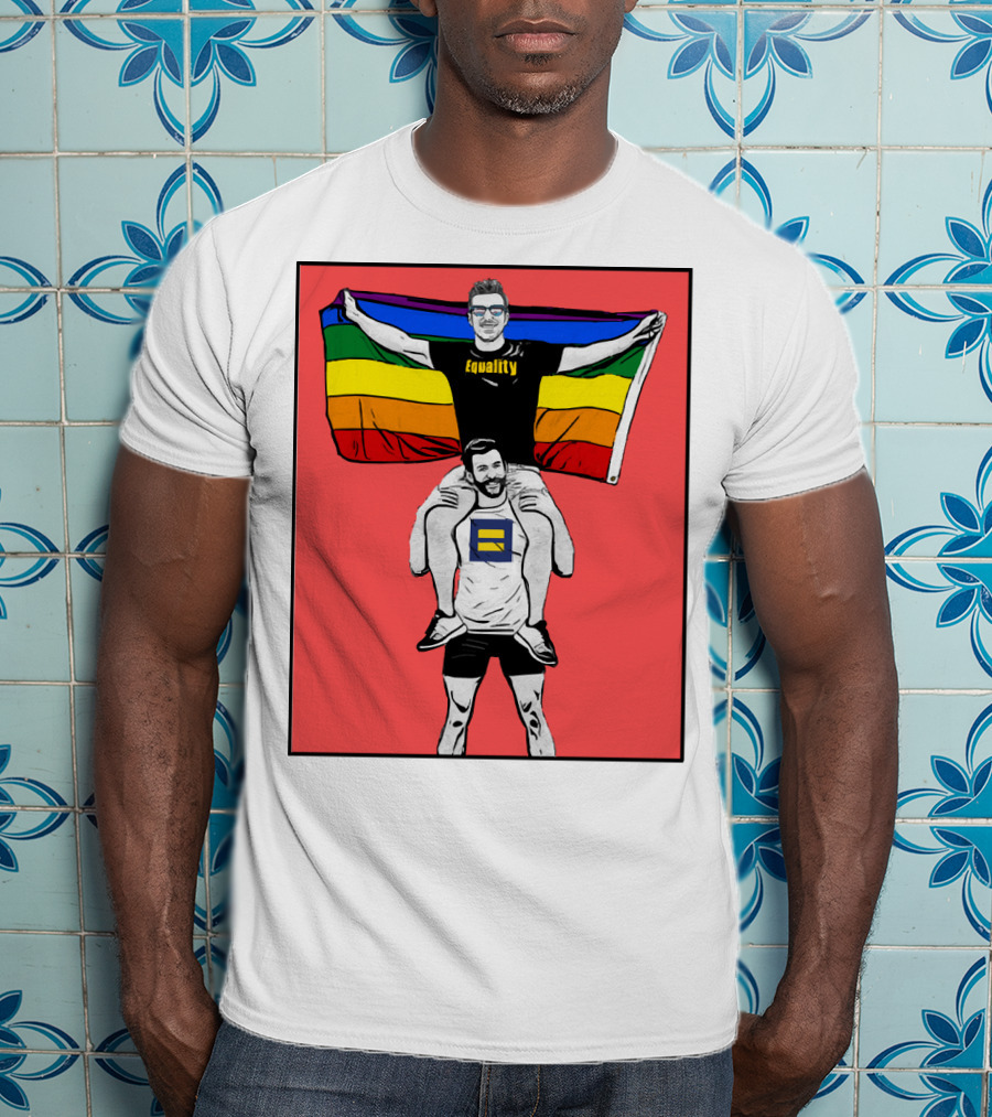 Equality Pride Flag Human Rights Campaign T-Shirt