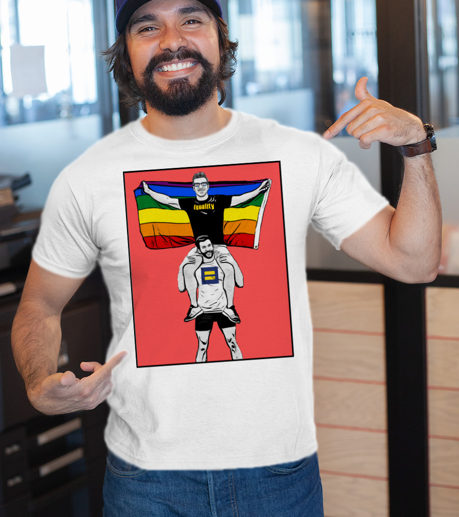 Equality Pride Flag Human Rights Campaign T-Shirt