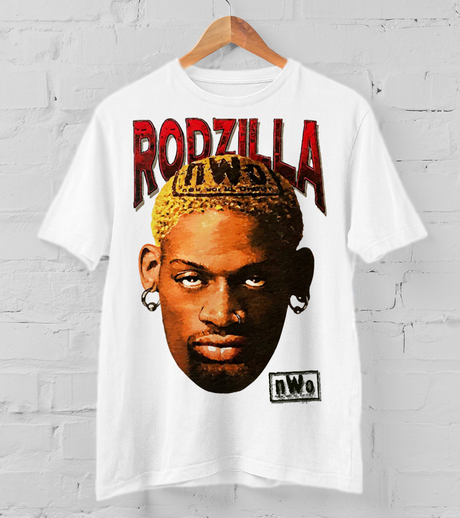 Dennis Rodman Rodzilla NWo Wrestling Legend The Worm T-Shirt
