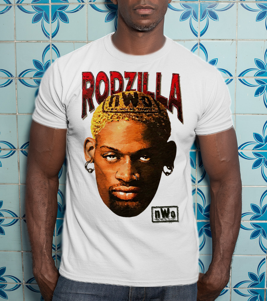 Dennis Rodman Rodzilla NWo Wrestling Legend The Worm T-Shirt