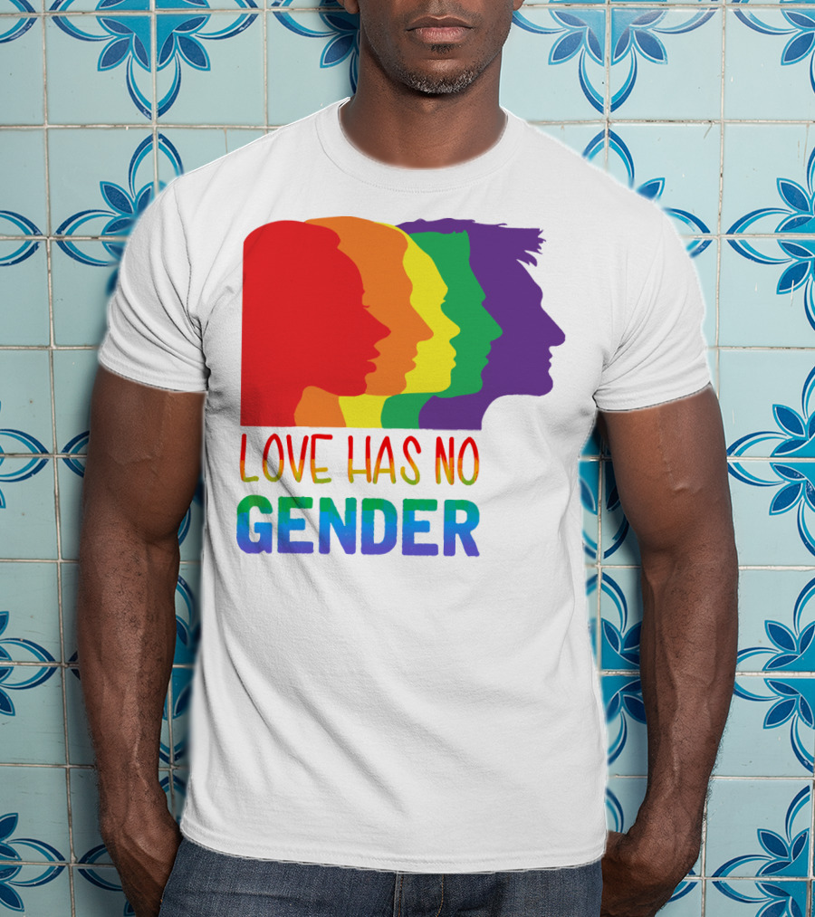 LOVE HAS NO GENDER Unconditional Love Multicolor T-Shirt