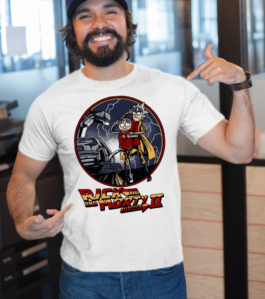 Rick And Morty Part II Back To The Future T-Shirt