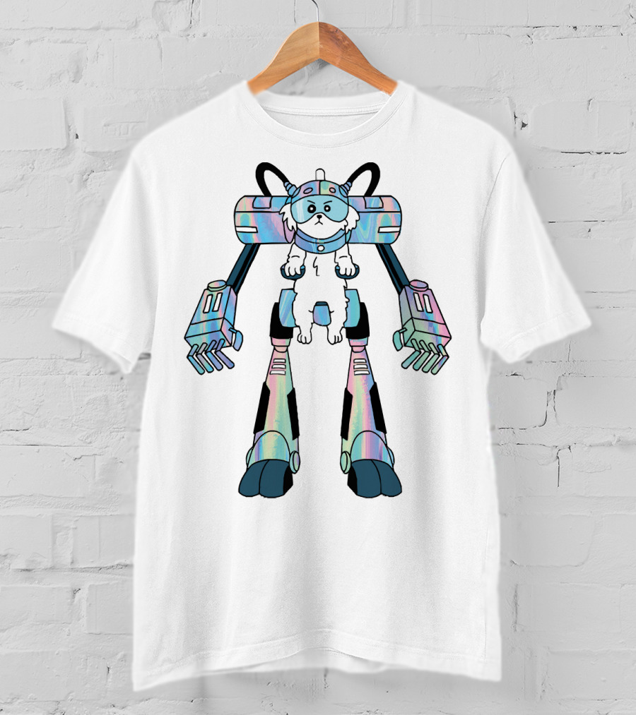 Rick And Morty Cybernetic Dog Mech Snuffles T-Shirt