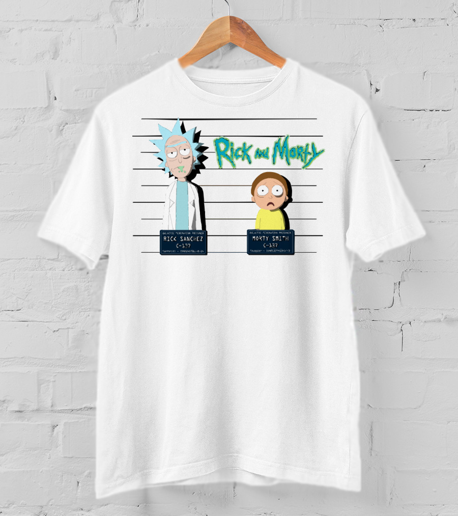 Rick And Morty Galactic Federation Prisoners C-137 Mugshot T-Shirt