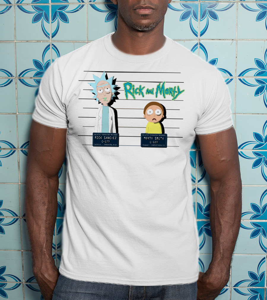 Rick And Morty Galactic Federation Prisoners C-137 Mugshot T-Shirt