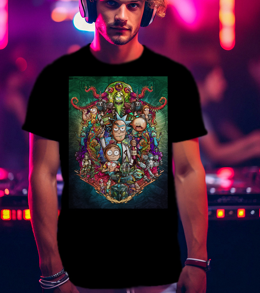Buckle Up Morty Adventure With Rick And Multiverse Creatures T-Shirt