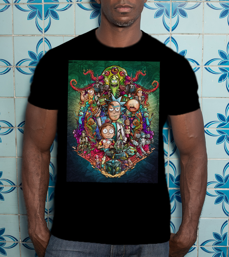 Buckle Up Morty Adventure With Rick And Multiverse Creatures T-Shirt