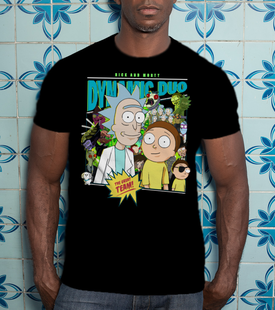 Rick And Morty Dynamic Duo The Great Team T-Shirt