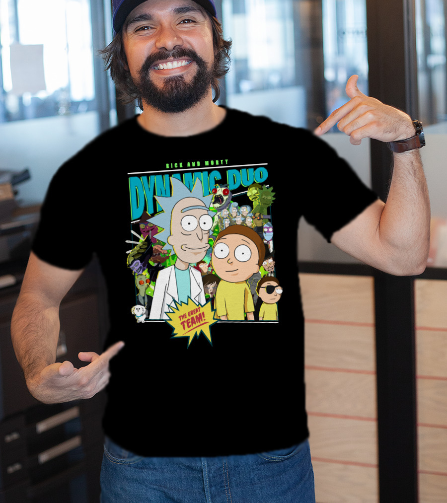 Rick And Morty Dynamic Duo The Great Team T-Shirt