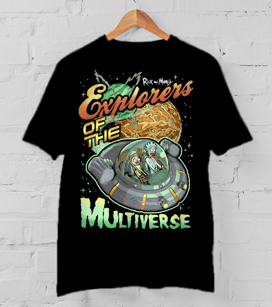 Rick And Morty Explorers Of The Multiverse T-Shirt
