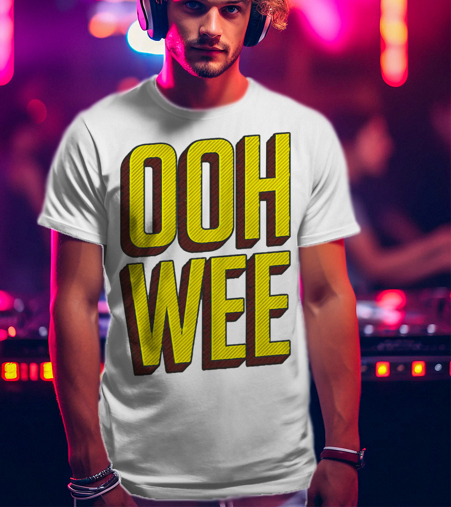 OOH WEE Mr. Poopy Butthole Bold Yellow Comic T-Shirt