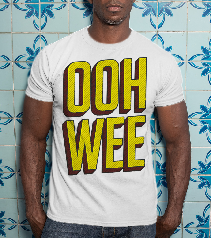 OOH WEE Mr. Poopy Butthole Bold Yellow Comic T-Shirt
