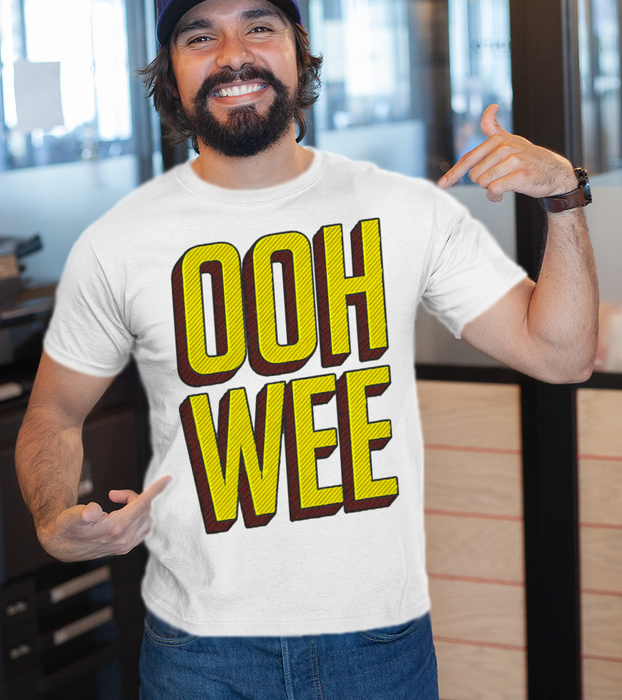 OOH WEE Mr. Poopy Butthole Bold Yellow Comic T-Shirt