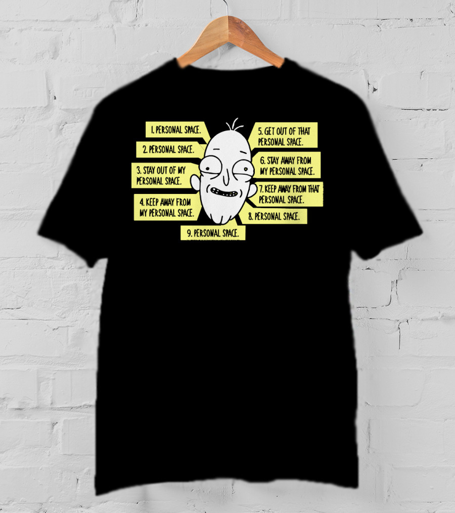 Phillip Jacobs Personal Space Quotes Numbered List T-Shirt