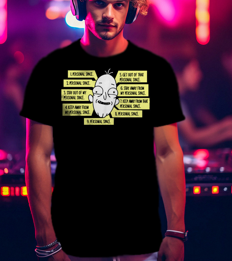 Phillip Jacobs Personal Space Quotes Numbered List T-Shirt