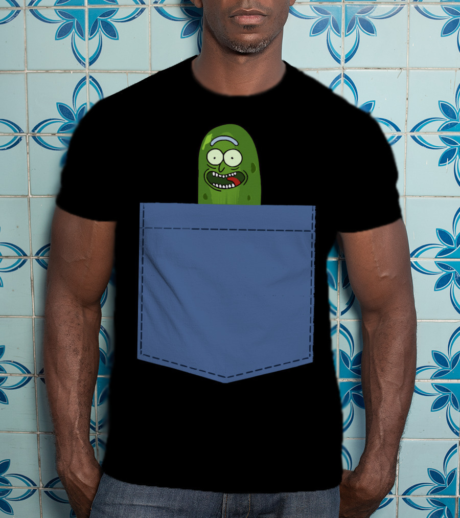 Pickle Rick Pocket Adventure T-Shirt