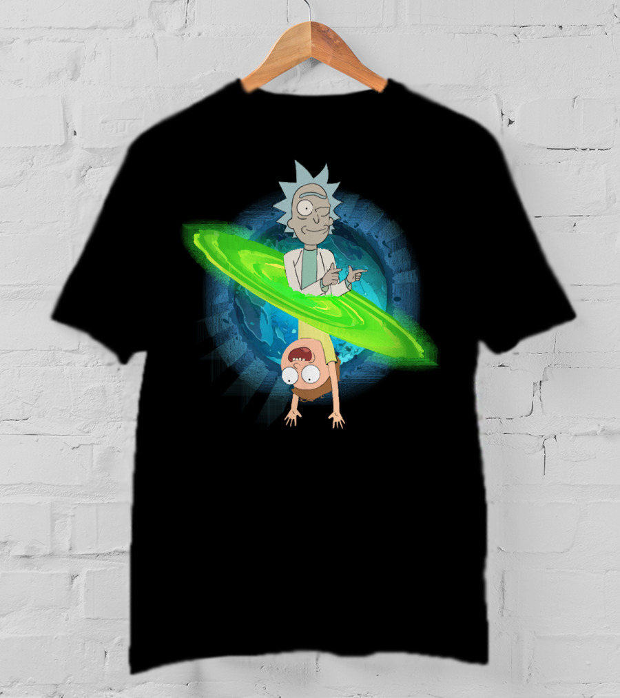 Rick Morty Portal Adventure T-Shirt