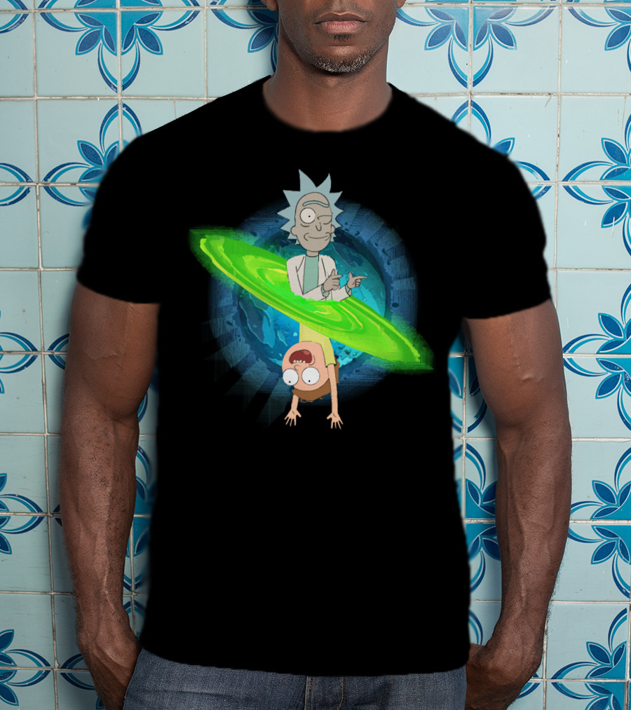 Rick Morty Portal Adventure T-Shirt