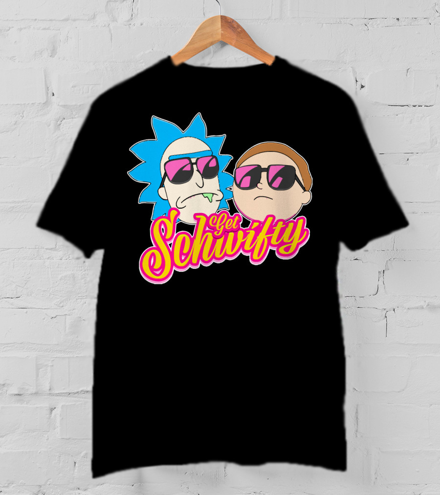 Rick And Morty Get Schwifty Sunglasses Edition T-Shirt