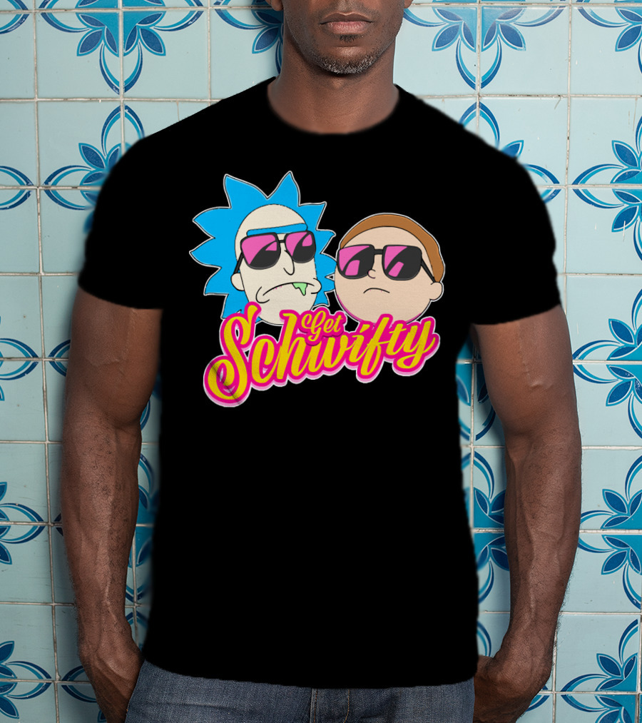 Rick And Morty Get Schwifty Sunglasses Edition T-Shirt