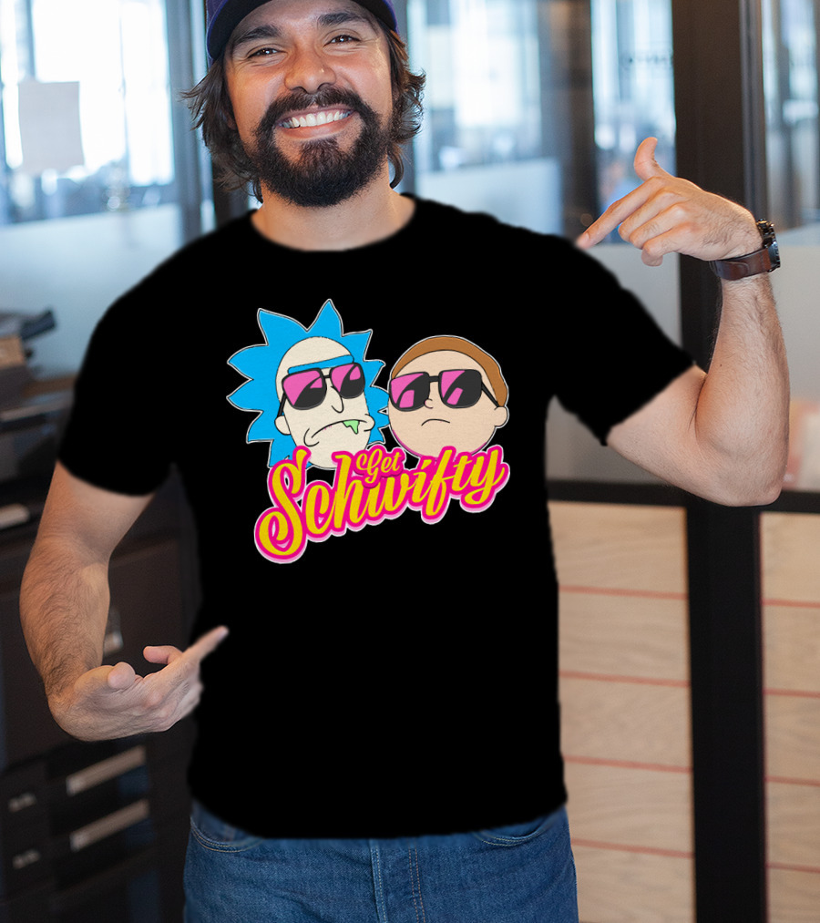 Rick And Morty Get Schwifty Sunglasses Edition T-Shirt