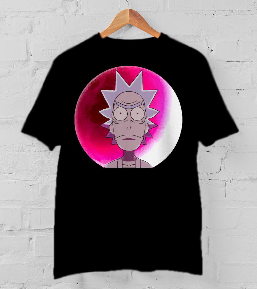 Samurai Rick Anime Crossover Style Expression T-Shirt