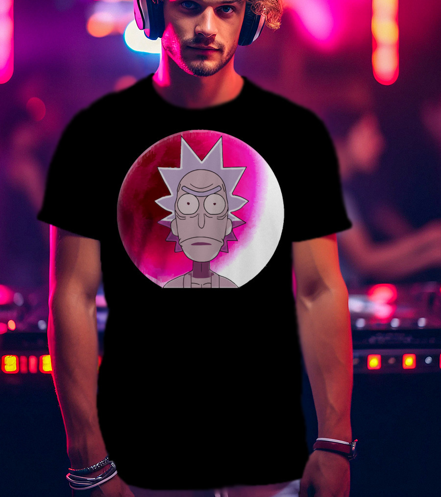 Samurai Rick Anime Crossover Style Expression T-Shirt